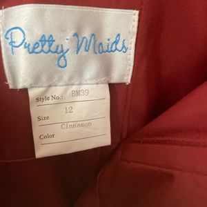 Fall Color  Bridesmaid Dress